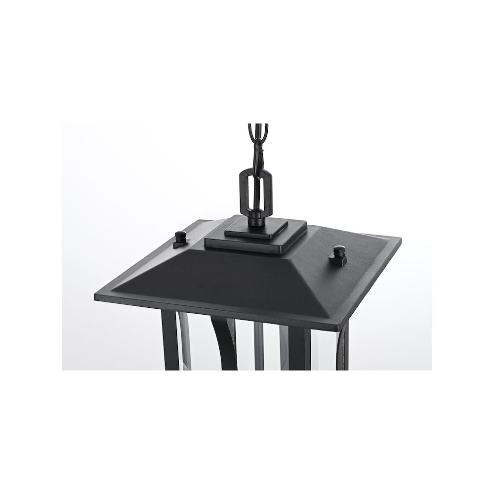 Thayer 7 inch Outdoor Pendant in Black. Picture 3