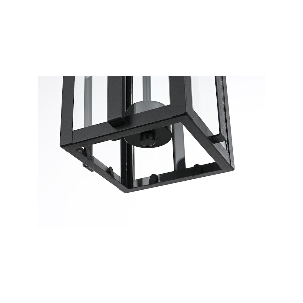 Thayer 7 inch Outdoor Pendant in Black. Picture 6