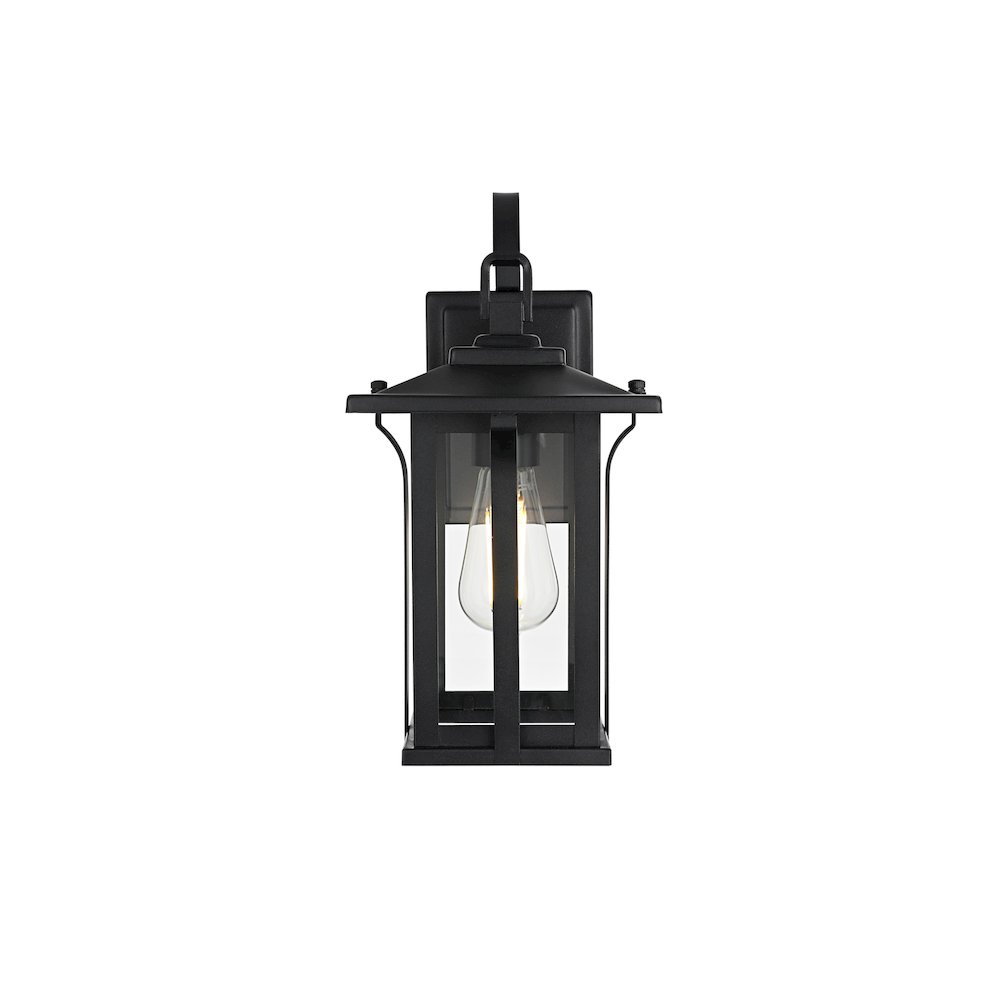 Thayer 7 inch Outdoor Pendant in Black. Picture 1