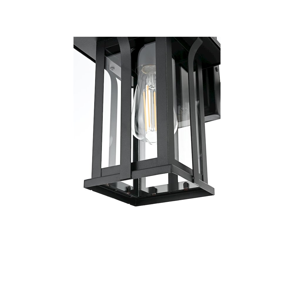 Thayer 7 inch Outdoor Pendant in Black. Picture 6