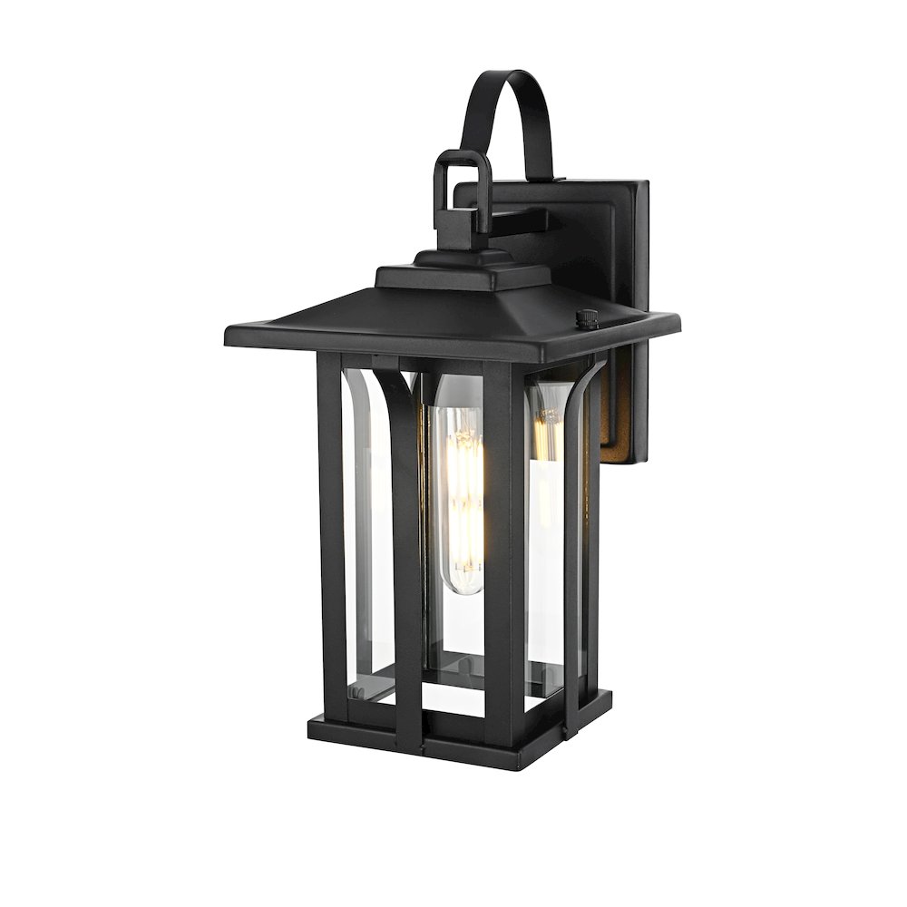 Thayer 7 inch Outdoor Pendant in Black. Picture 7