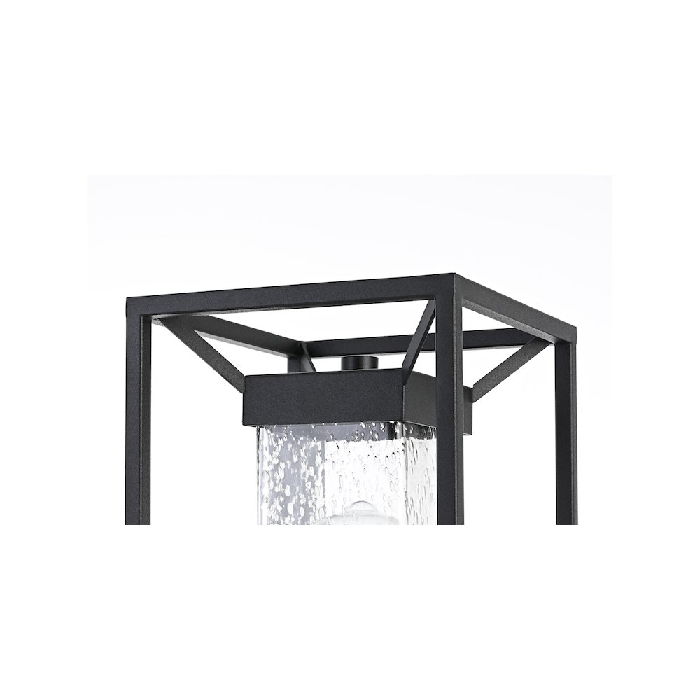 Willington 7 inch Outdoor Pendant in Black. Picture 6