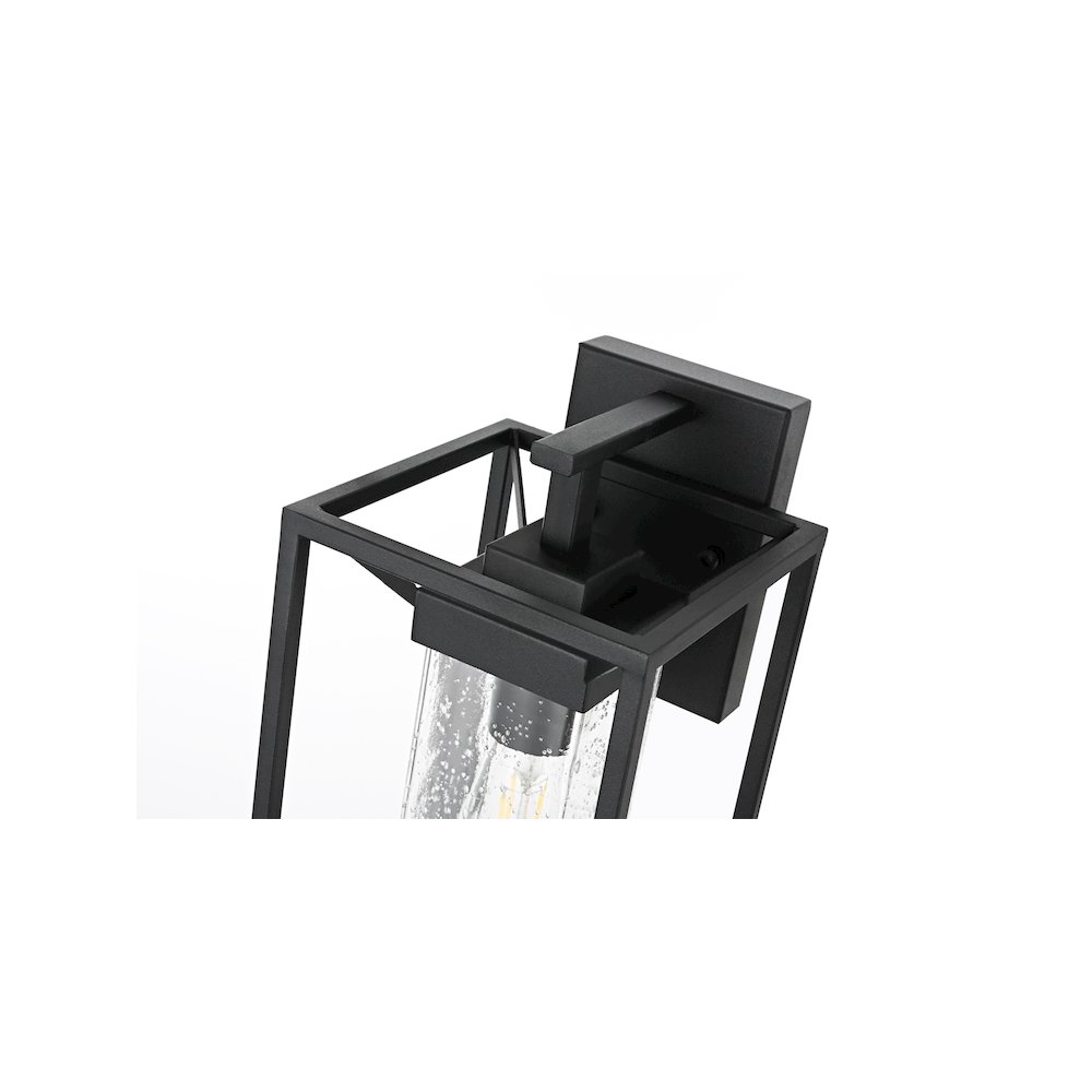 Willington 7 inch Outdoor Pendant in Black. Picture 4