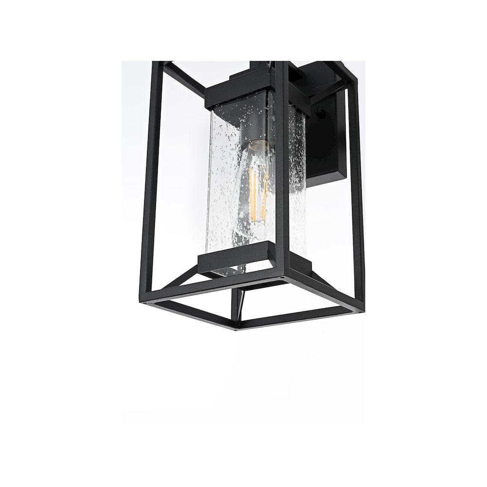 Willington 7 inch Outdoor Pendant in Black. Picture 5