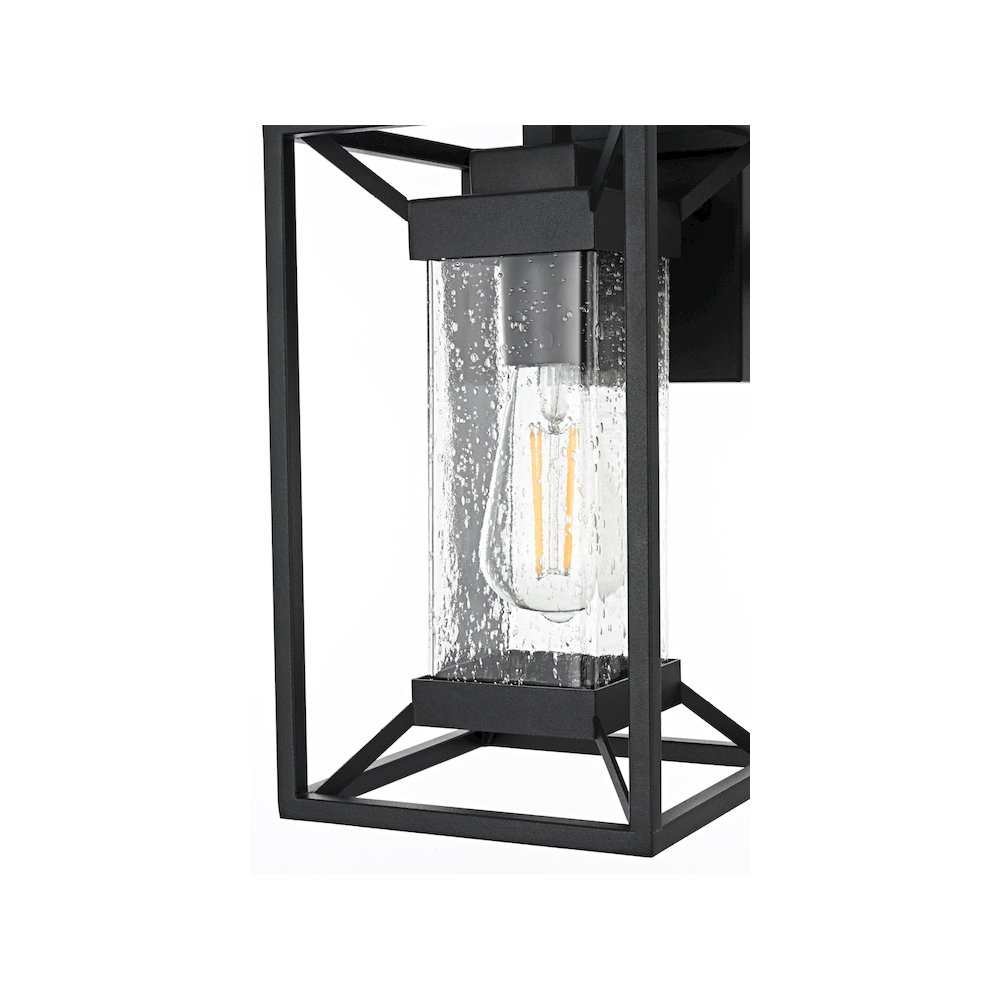 Willington 7 inch Outdoor Pendant in Black. Picture 6
