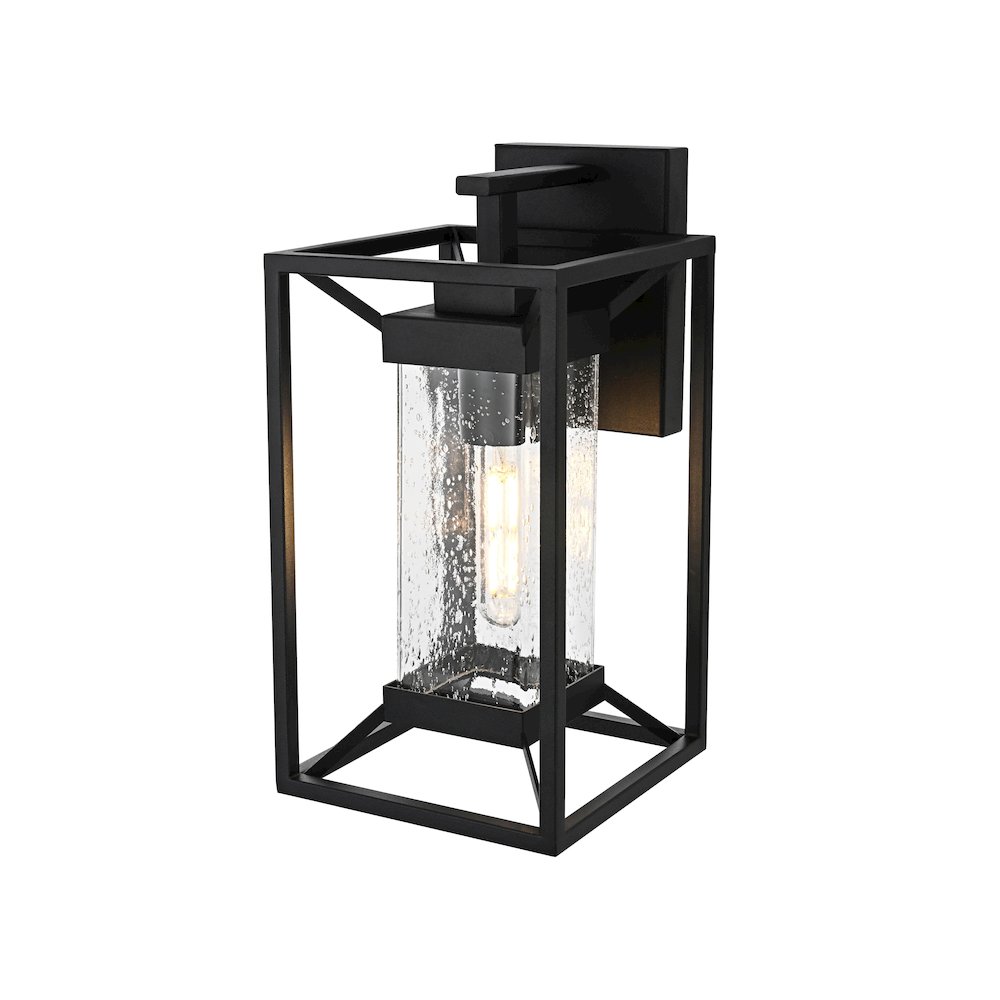 Willington 7 inch Outdoor Pendant in Black. Picture 7