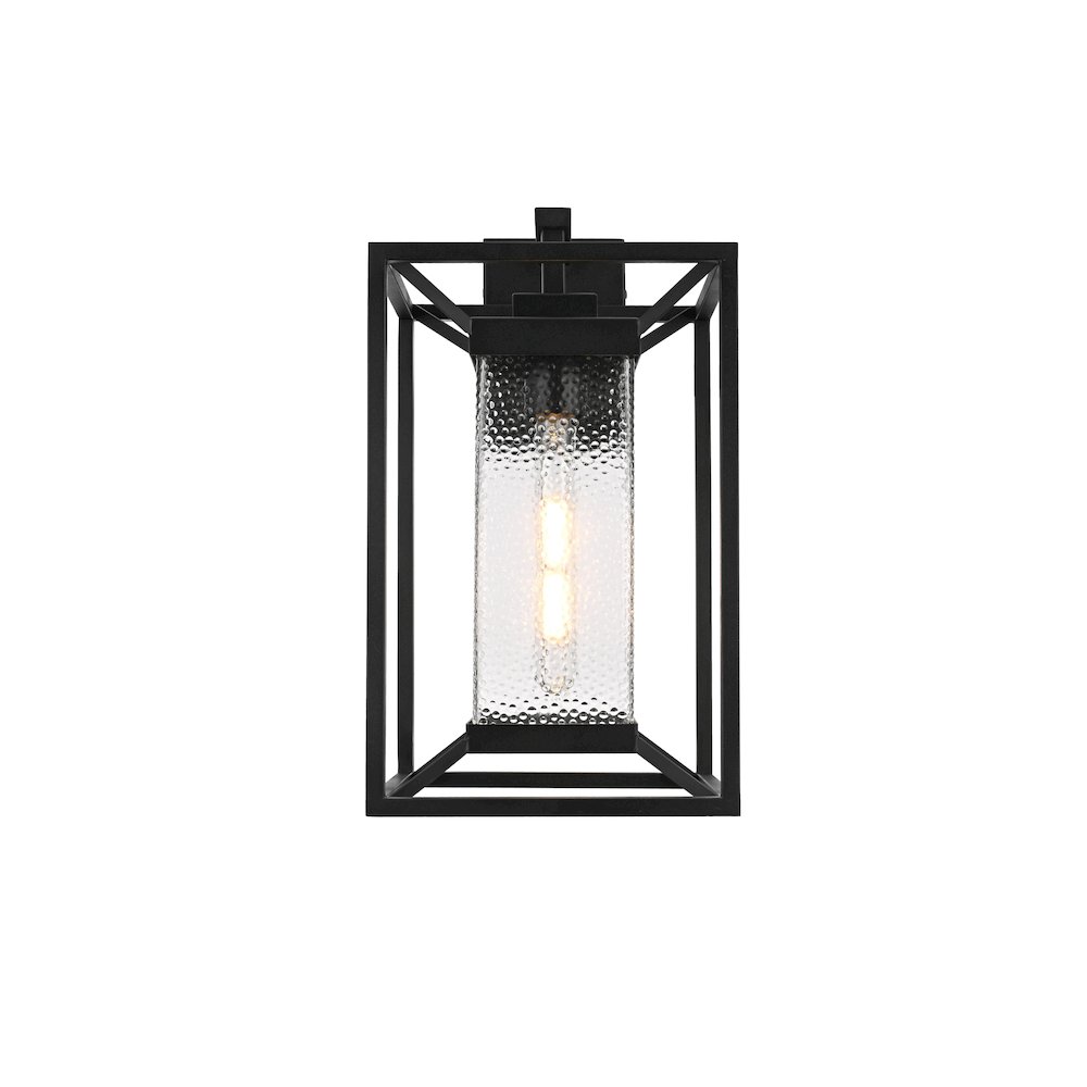 Willington 9.5 Inch Outdoor Wall Sconce In Black. Picture 1