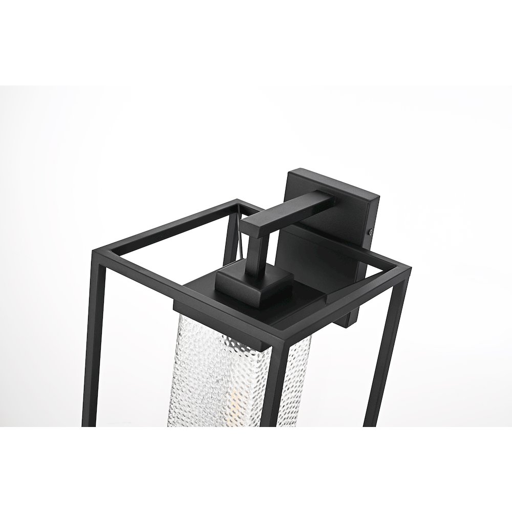 Willington 9.5 Inch Outdoor Wall Sconce In Black. Picture 4