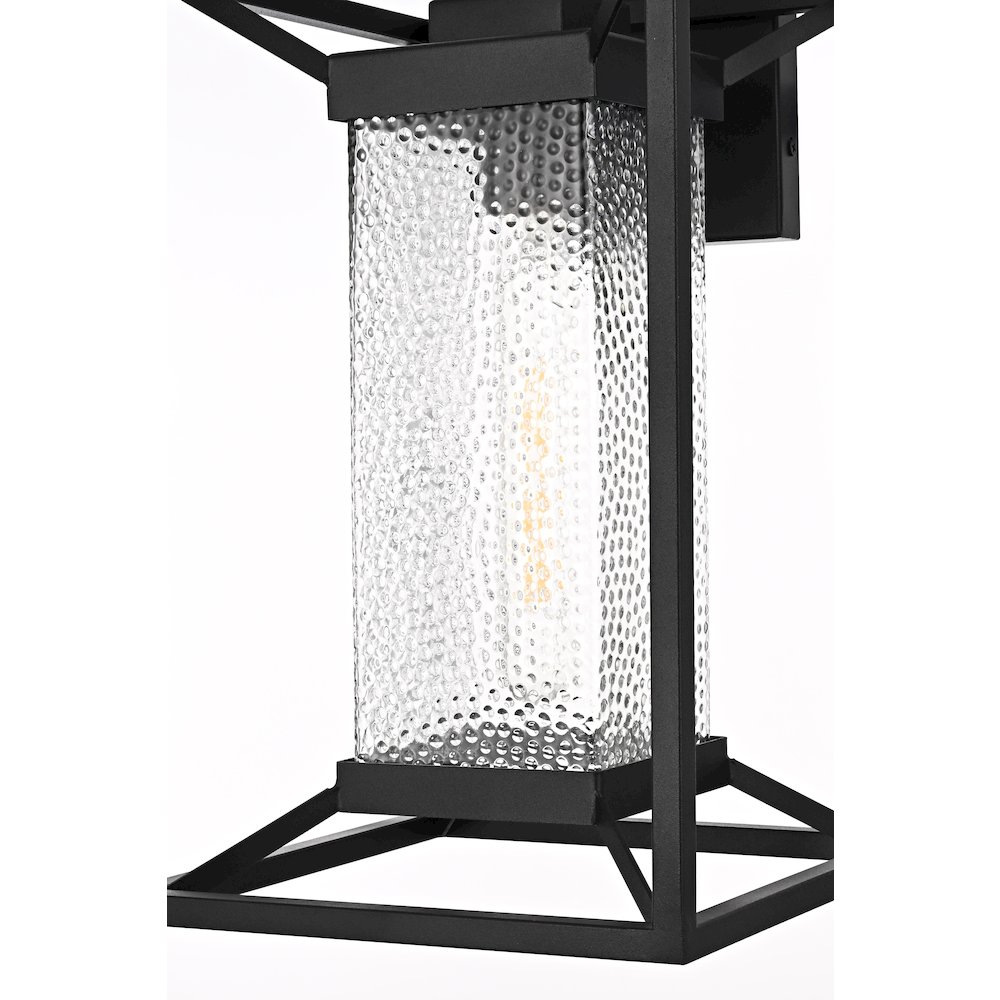 Willington 9.5 Inch Outdoor Wall Sconce In Black. Picture 5