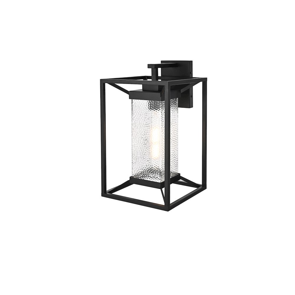 Willington 9.5 Inch Outdoor Wall Sconce In Black. Picture 7
