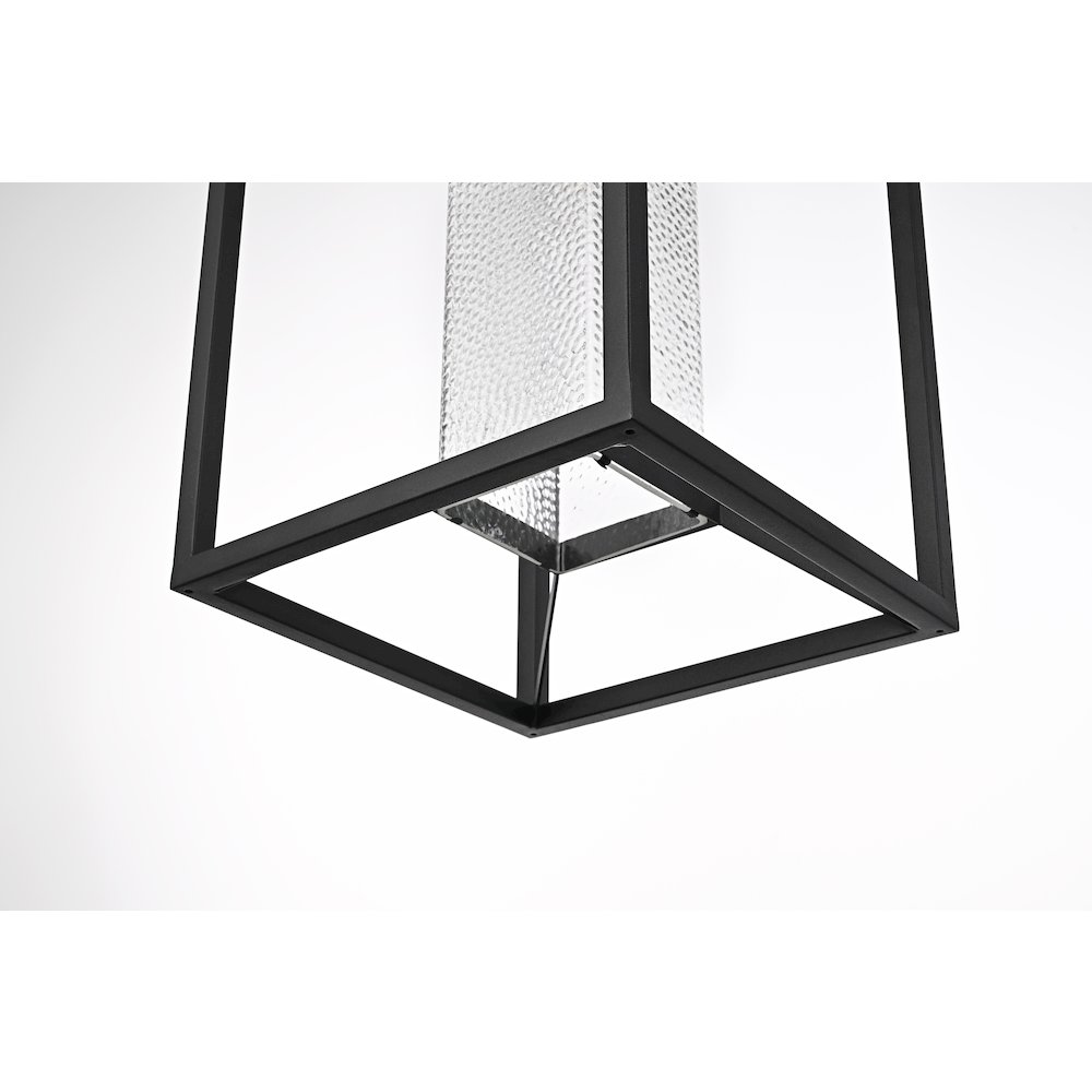 Willington 12 Inch Outdoor Wall Sconce In Black. Picture 4