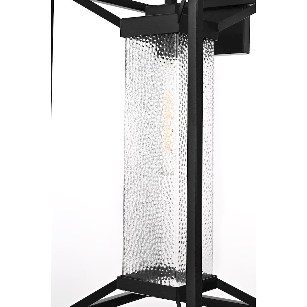 Willington 12 Inch Outdoor Wall Sconce In Black. Picture 5