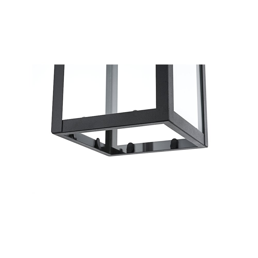 Hilton 7 inch Outdoor Pendant in Black. Picture 6