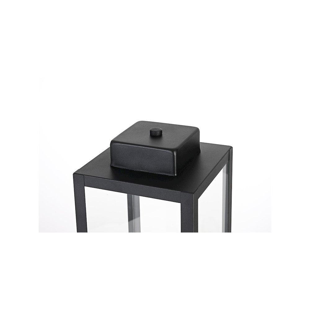 Hilton 7 inch Outdoor Pendant in Black. Picture 4