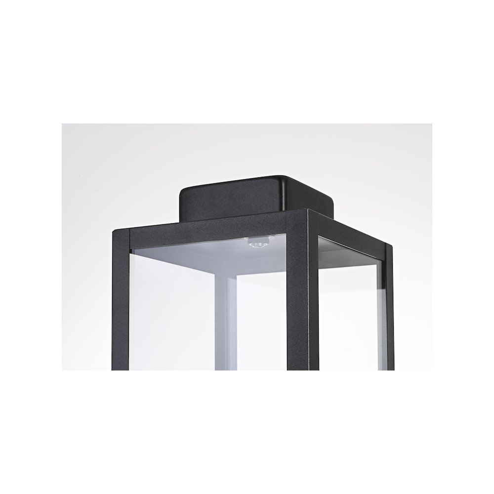 Hilton 7 inch Outdoor Pendant in Black. Picture 6