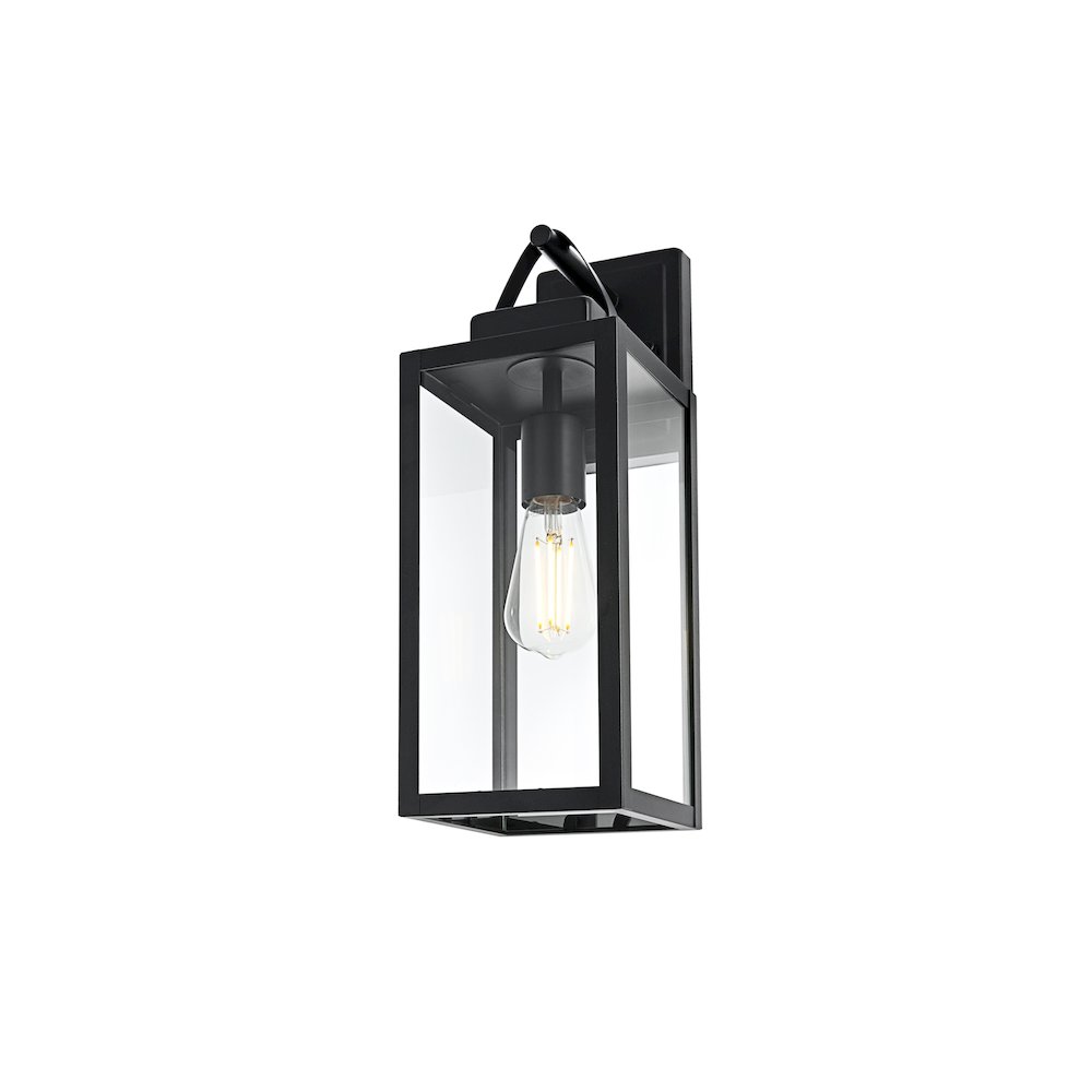 Hilton 7 inch Outdoor Pendant in Black. Picture 3