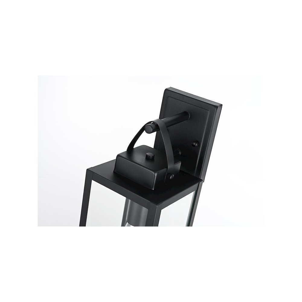 Hilton 7 inch Outdoor Pendant in Black. Picture 4
