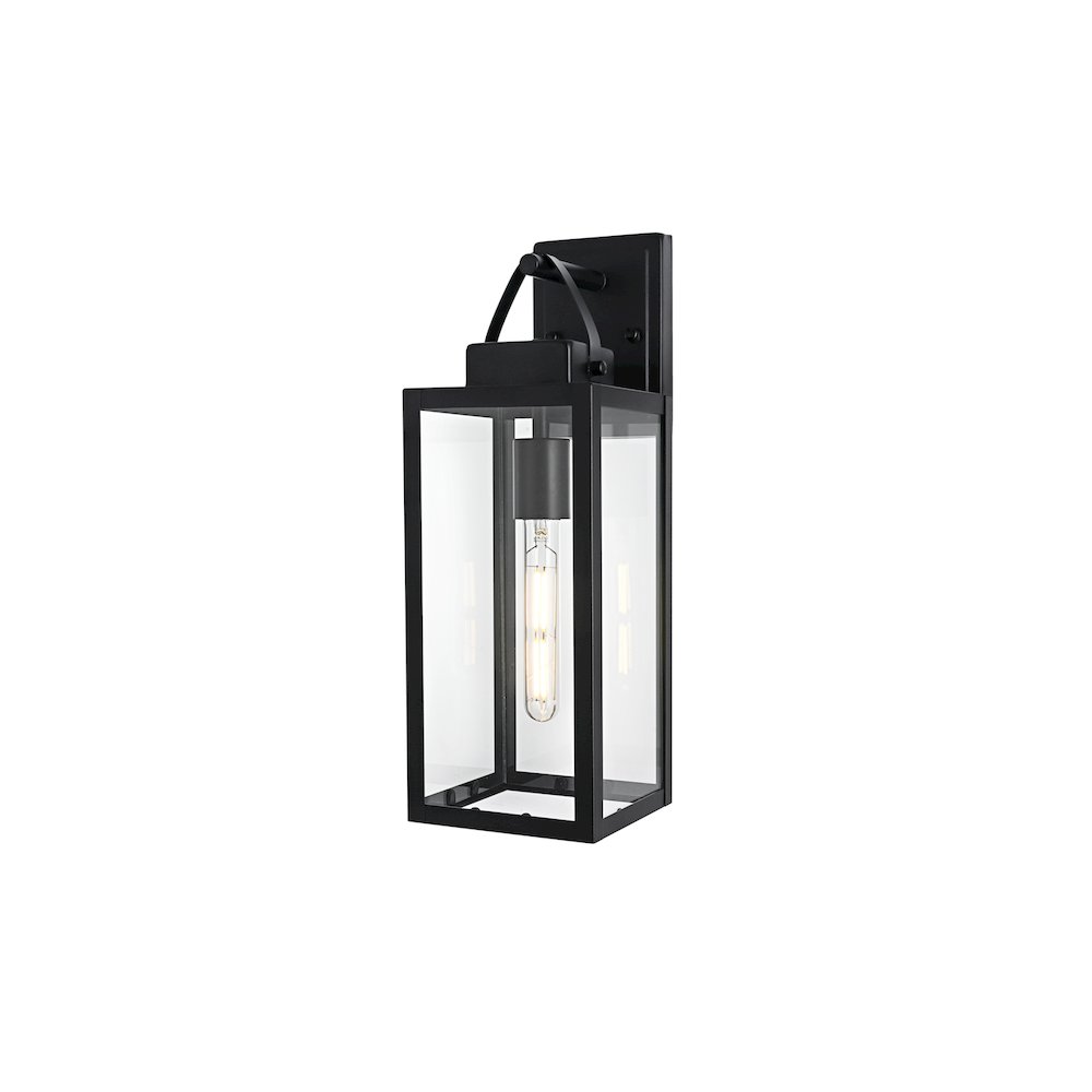 Hilton 7 inch Outdoor Pendant in Black. Picture 7