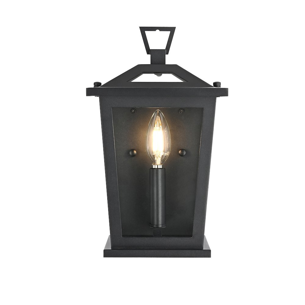 Richmond 7 inch Outdoor Pendant in Black. Picture 1