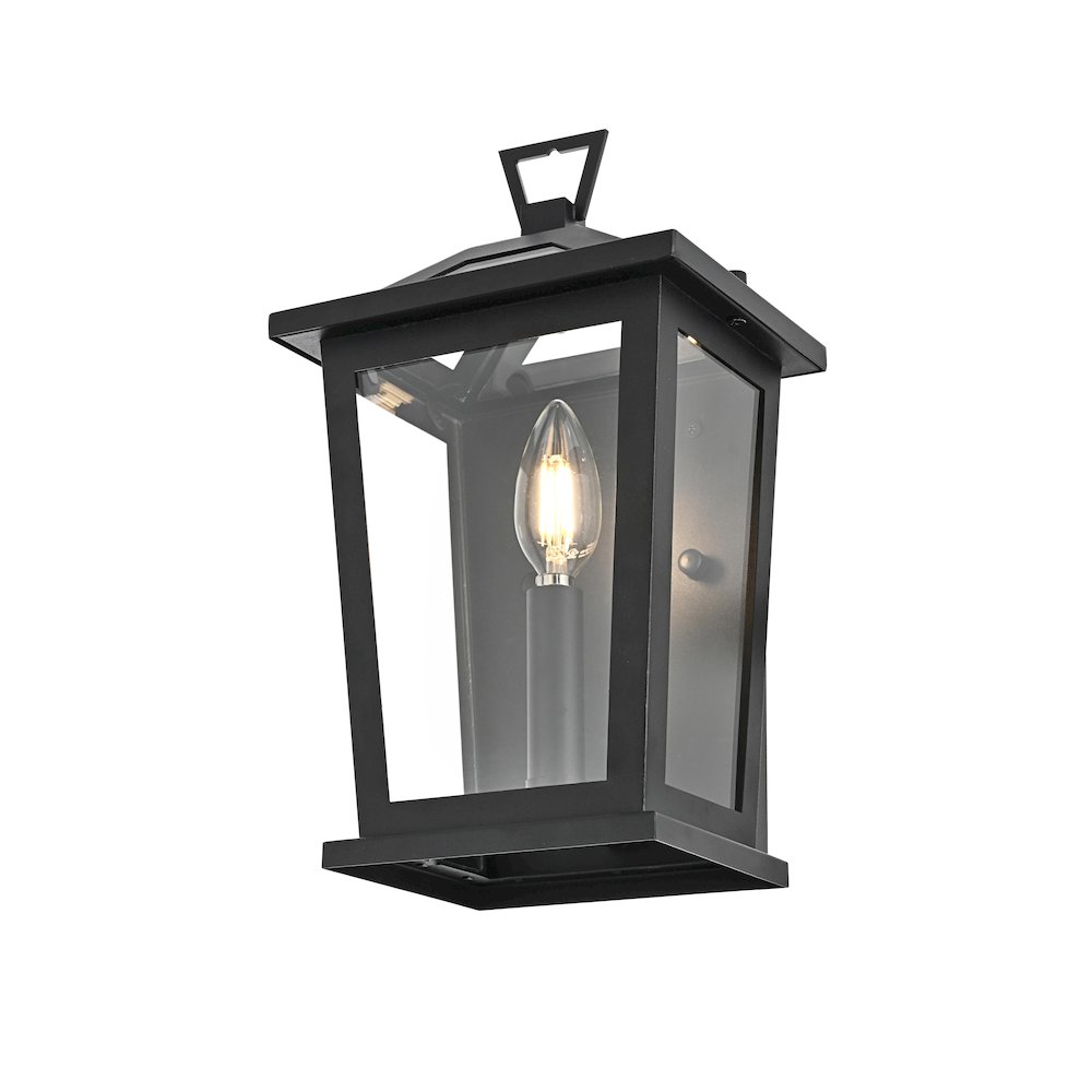 Richmond 7 inch Outdoor Pendant in Black. Picture 3