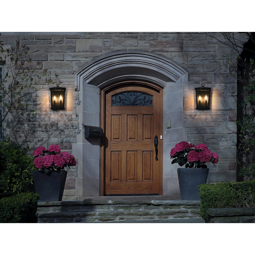Richmond 7 inch Outdoor Pendant in Black. Picture 2