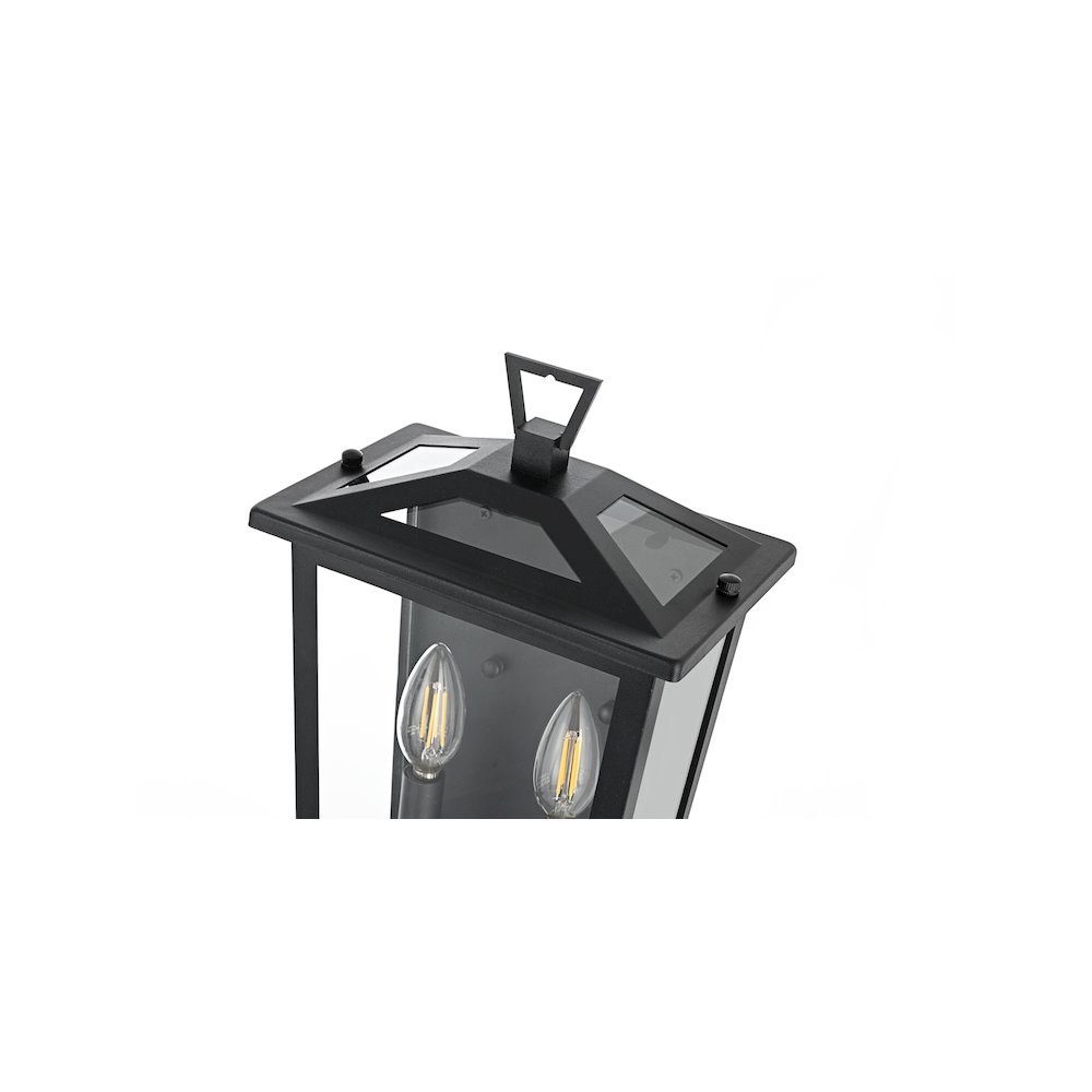 Richmond 7 inch Outdoor Pendant in Black. Picture 4
