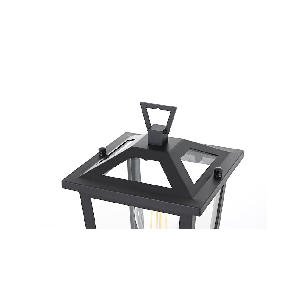 Cayman 7 inch Outdoor Pendant in Black. Picture 4