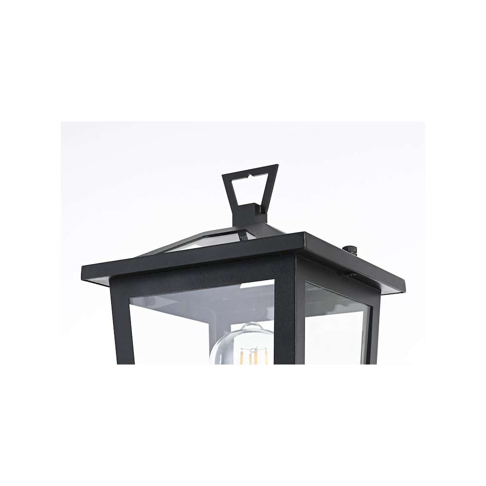 Cayman 7 inch Outdoor Pendant in Black. Picture 6