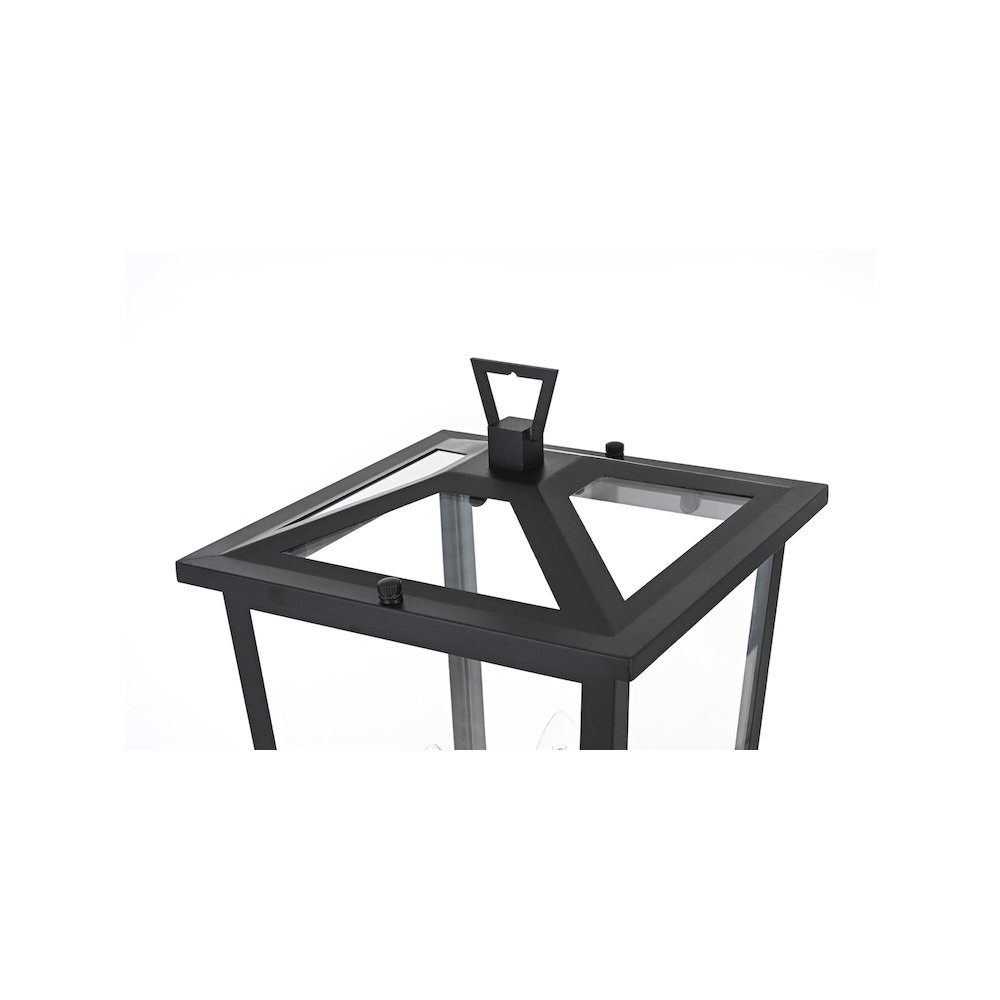 Cayman 7 inch Outdoor Pendant in Black. Picture 4