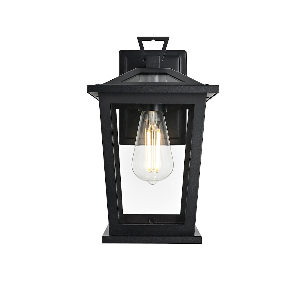Cayman 7 inch Outdoor Pendant in Black. Picture 1