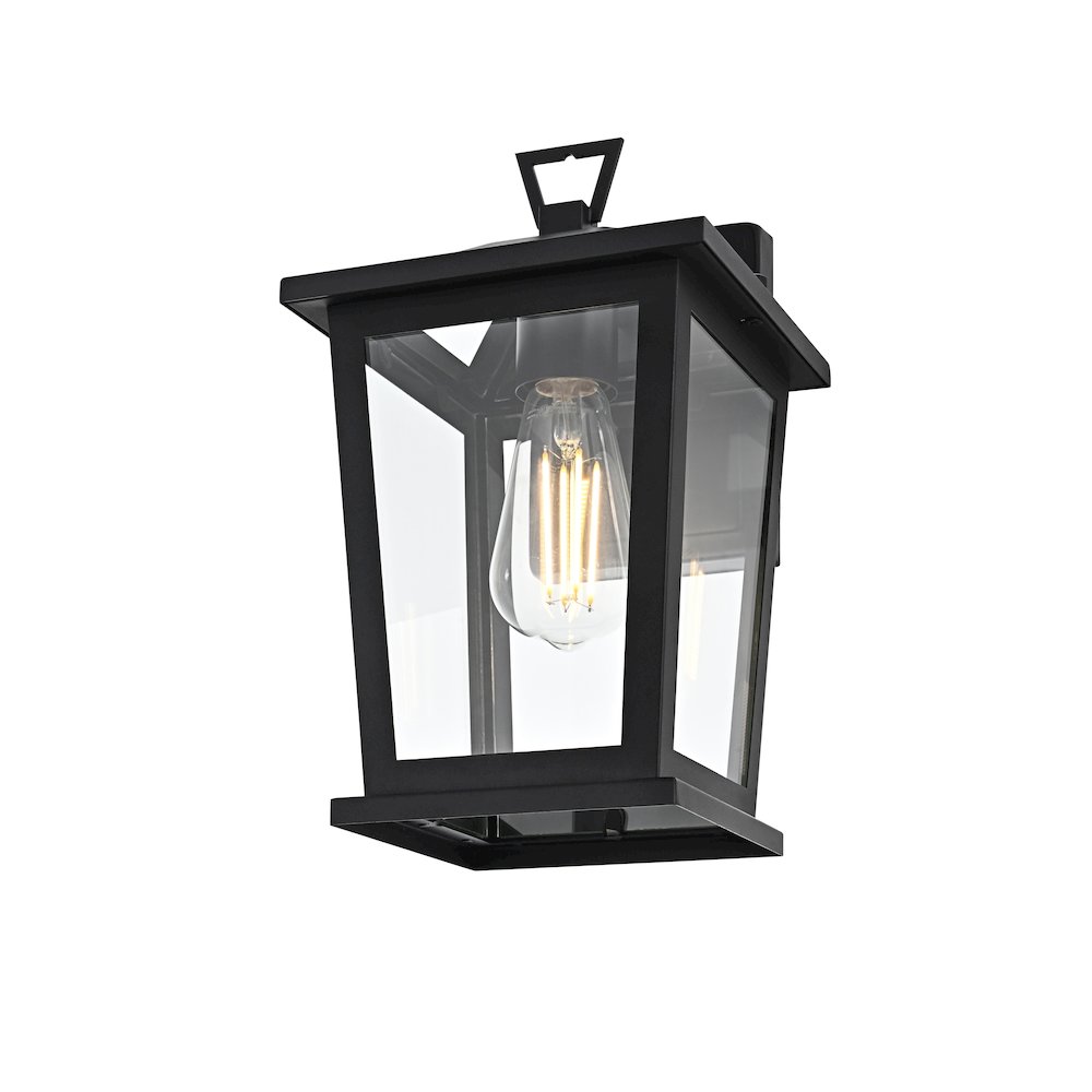 Cayman 7 inch Outdoor Pendant in Black. Picture 3