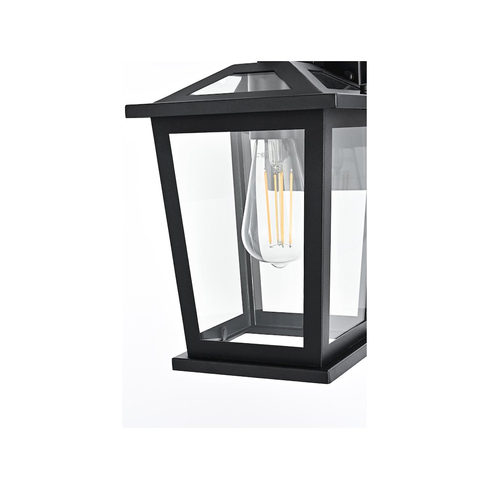 Cayman 7 inch Outdoor Pendant in Black. Picture 5