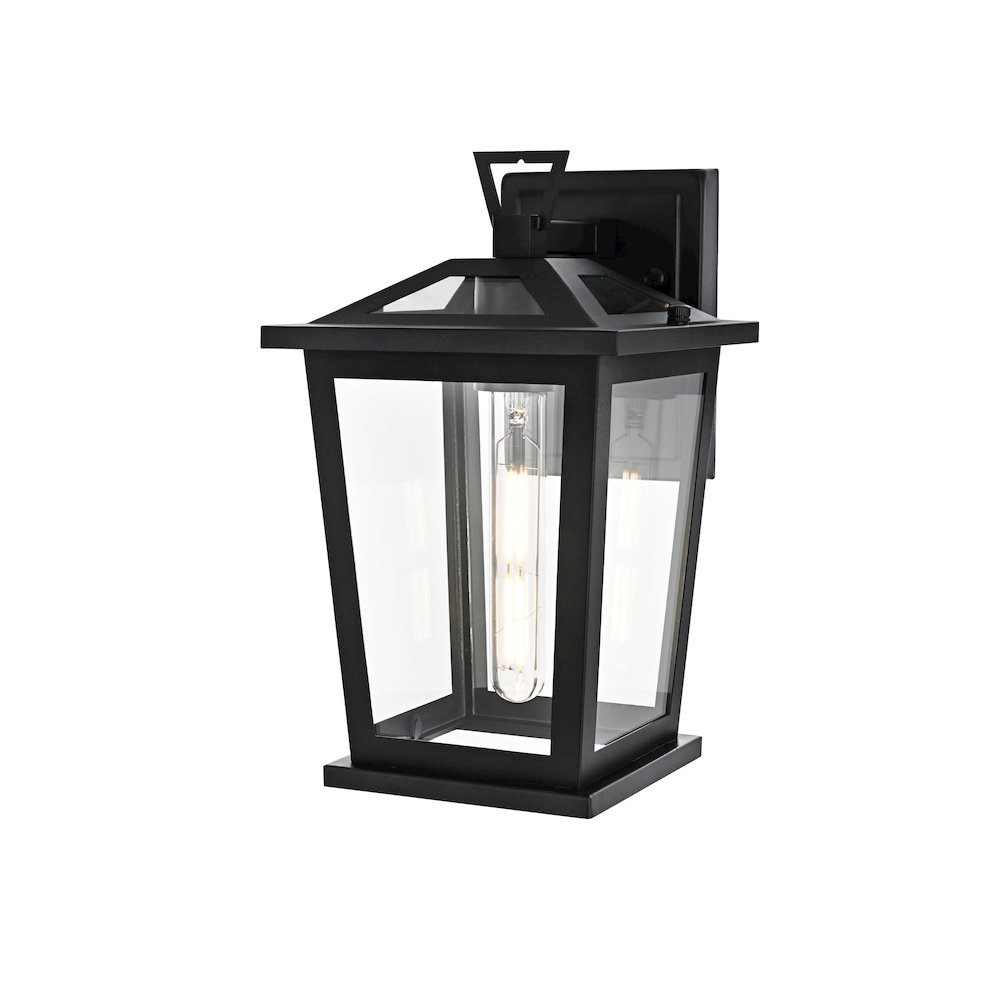 Cayman 7 inch Outdoor Pendant in Black. Picture 7