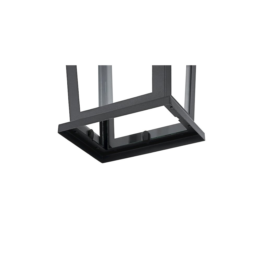 Berks 7 inch Outdoor Pendant in Black. Picture 6