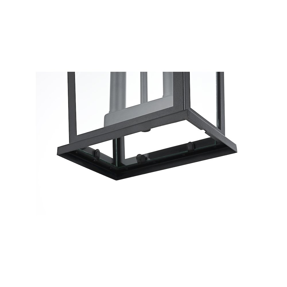 Berks 7 inch Outdoor Pendant in Black. Picture 6