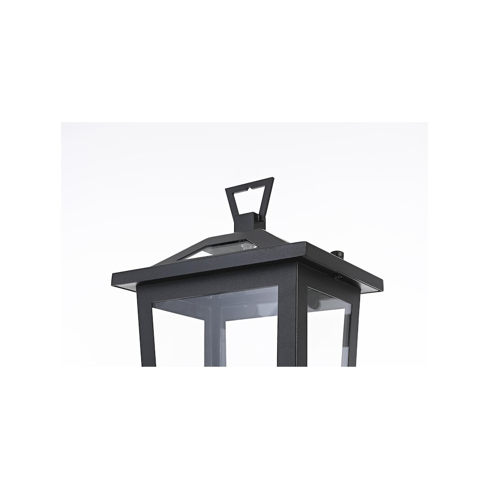 Berks 7 inch Outdoor Pendant in Black. Picture 6