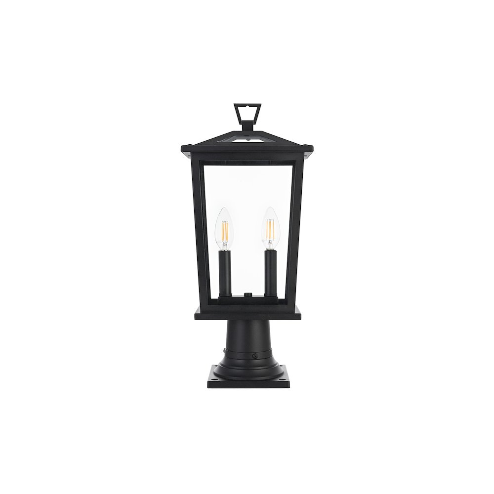 Berks 7 inch Outdoor Pendant in Black. Picture 1