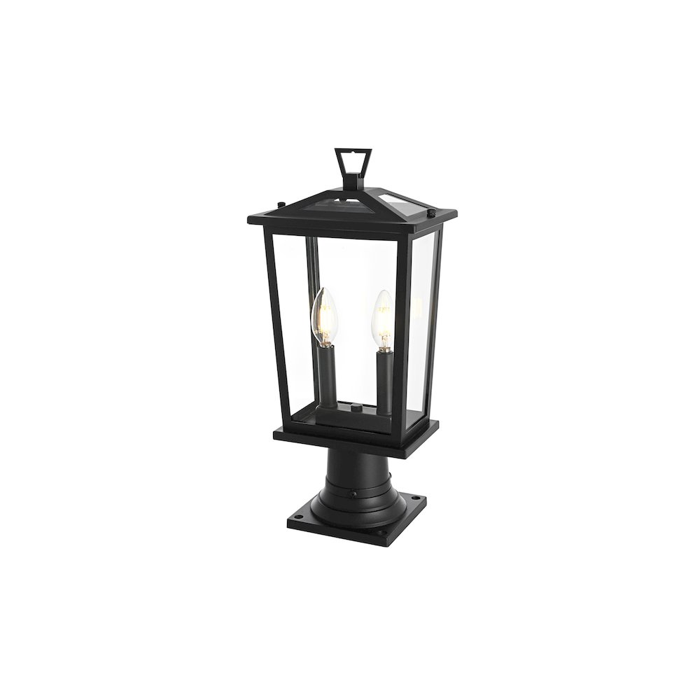 Berks 7 inch Outdoor Pendant in Black. Picture 2