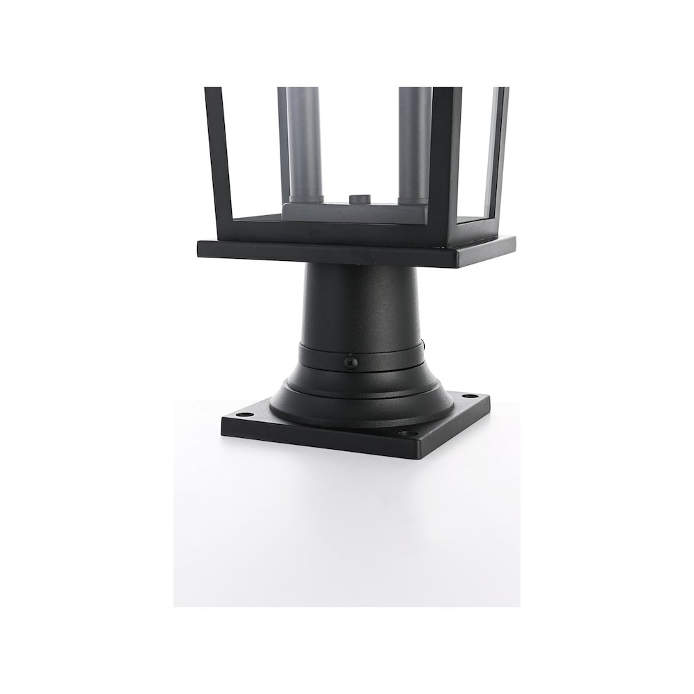 Berks 7 inch Outdoor Pendant in Black. Picture 5