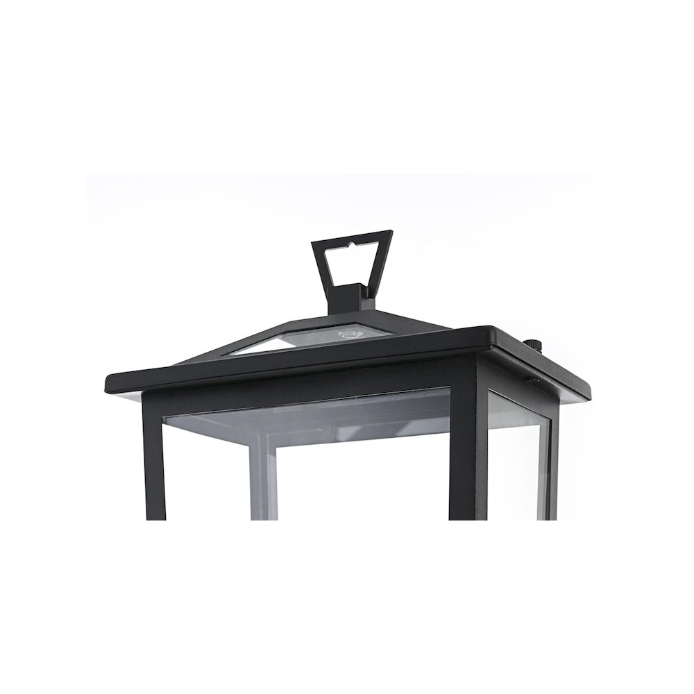 Berks 7 inch Outdoor Pendant in Black. Picture 6