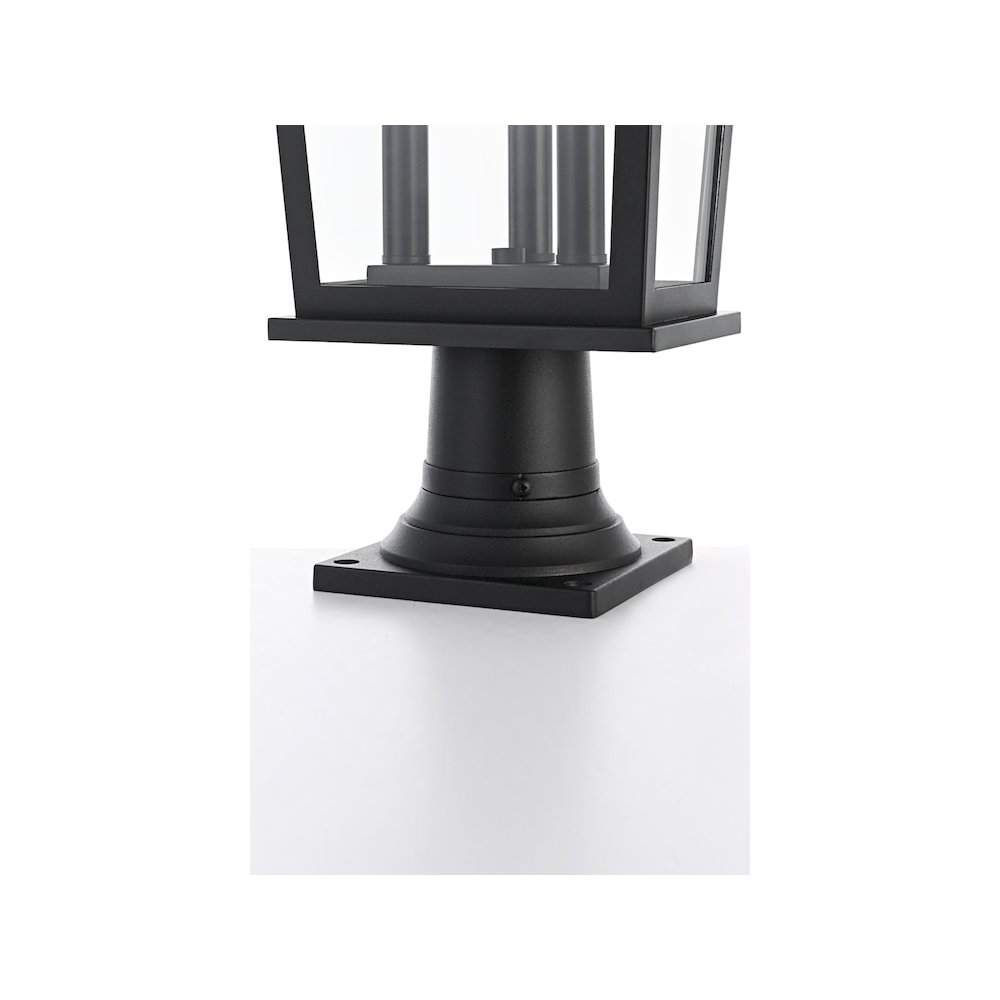 Berks 7 inch Outdoor Pendant in Black. Picture 5