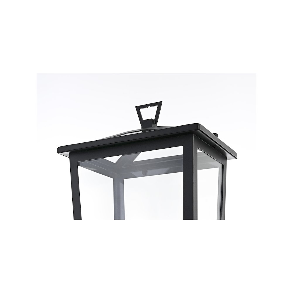 Berks 7 inch Outdoor Pendant in Black. Picture 6