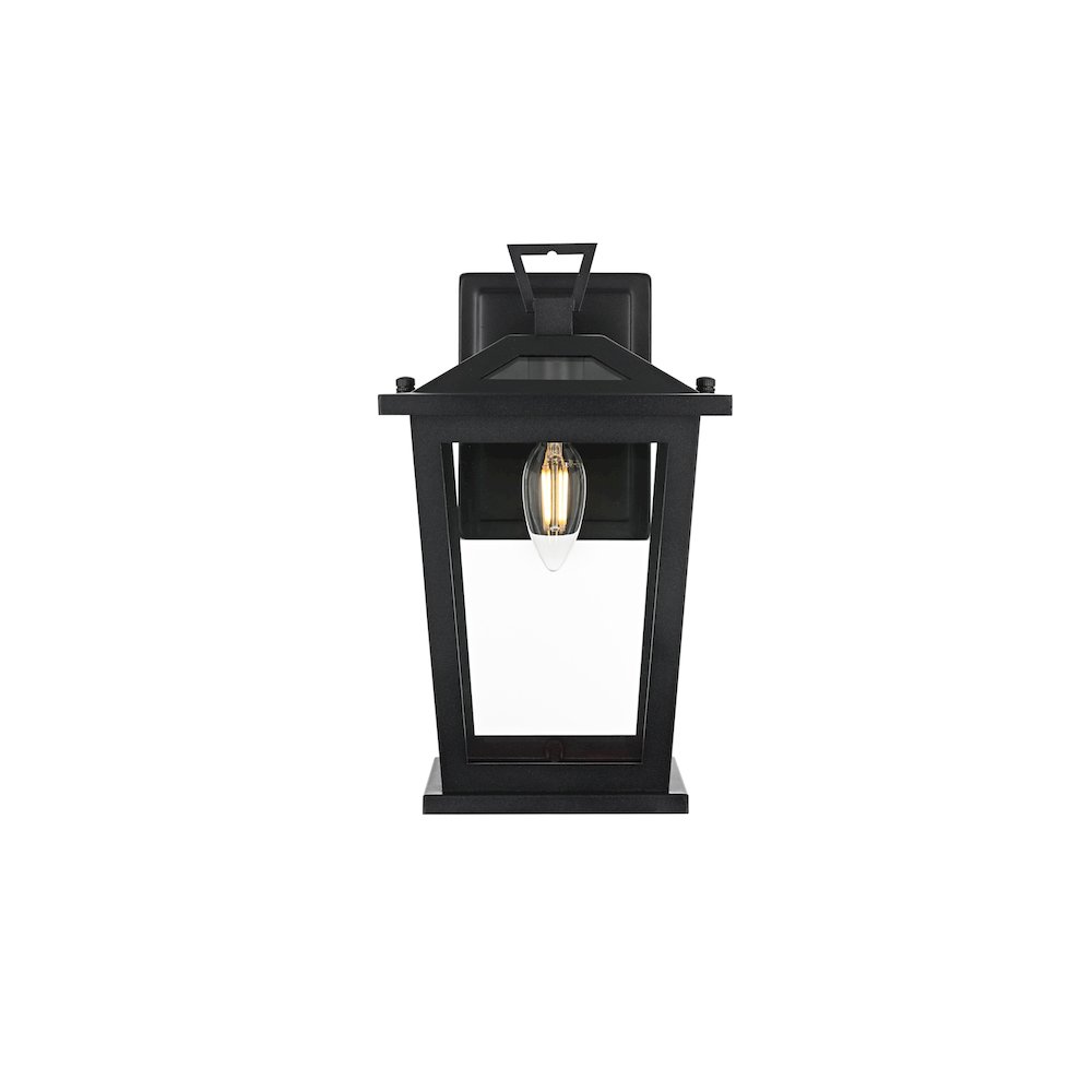 Berks 7 inch Outdoor Pendant in Black. Picture 1