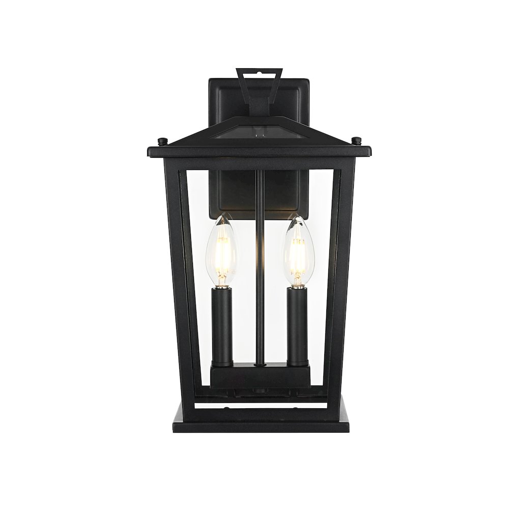 Berks 7 inch Outdoor Pendant in Black. Picture 1