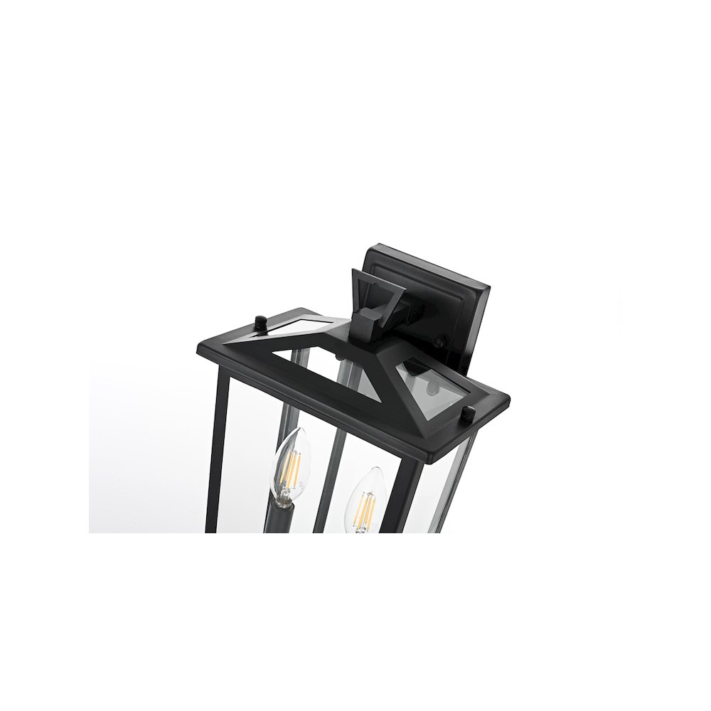 Berks 7 inch Outdoor Pendant in Black. Picture 4