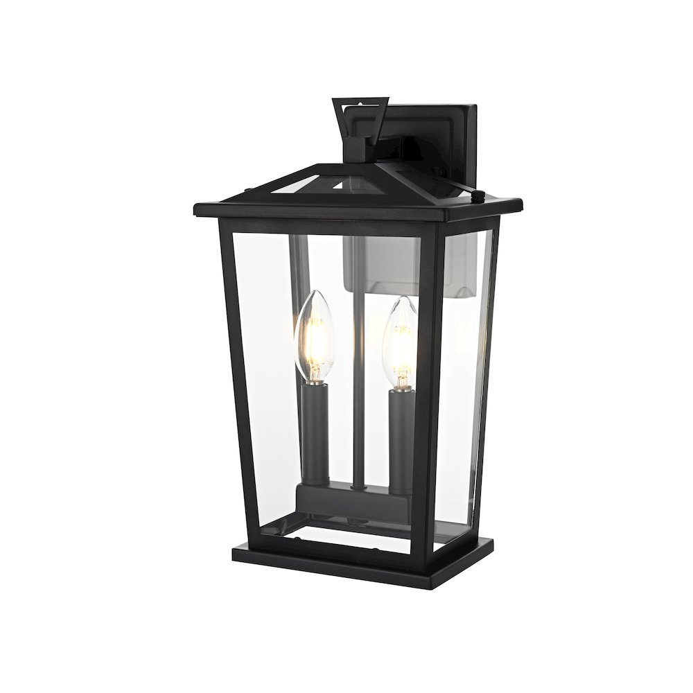 Berks 7 inch Outdoor Pendant in Black. Picture 7