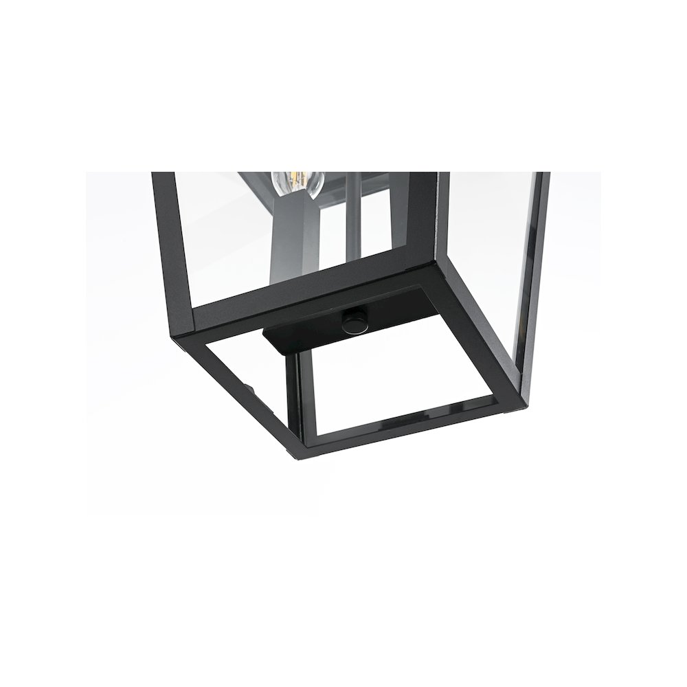Frankford 7 inch Outdoor Pendant in Black. Picture 6