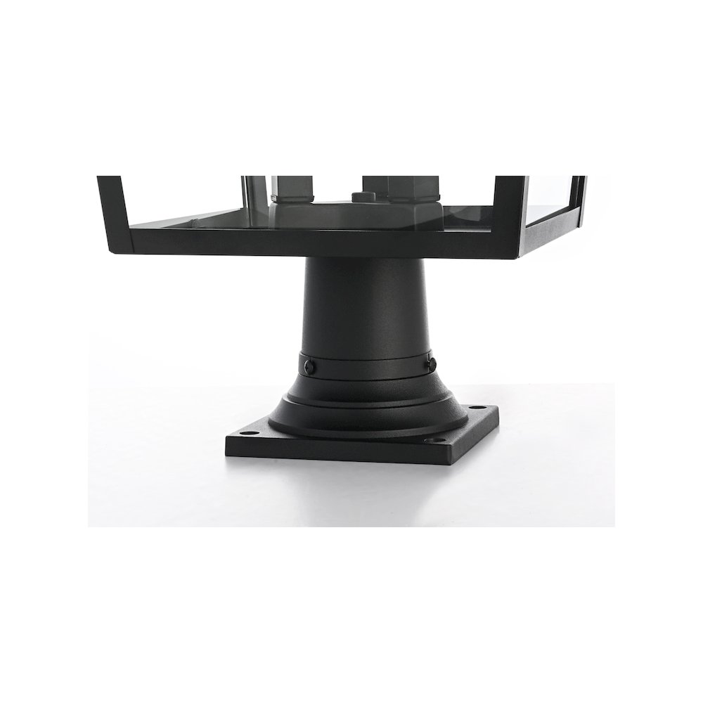 Oxford 7 inch Outdoor Pendant in Black. Picture 5