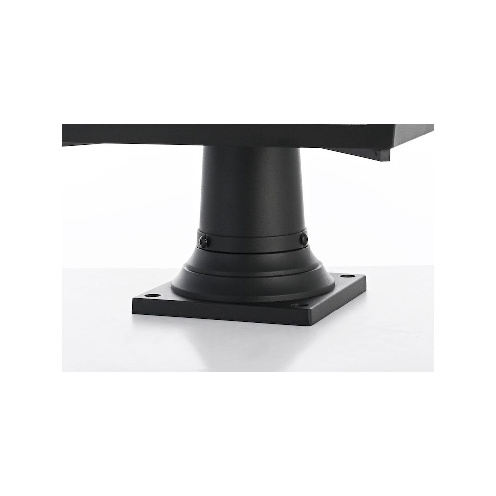 Oxford 7 inch Outdoor Pendant in Black. Picture 4