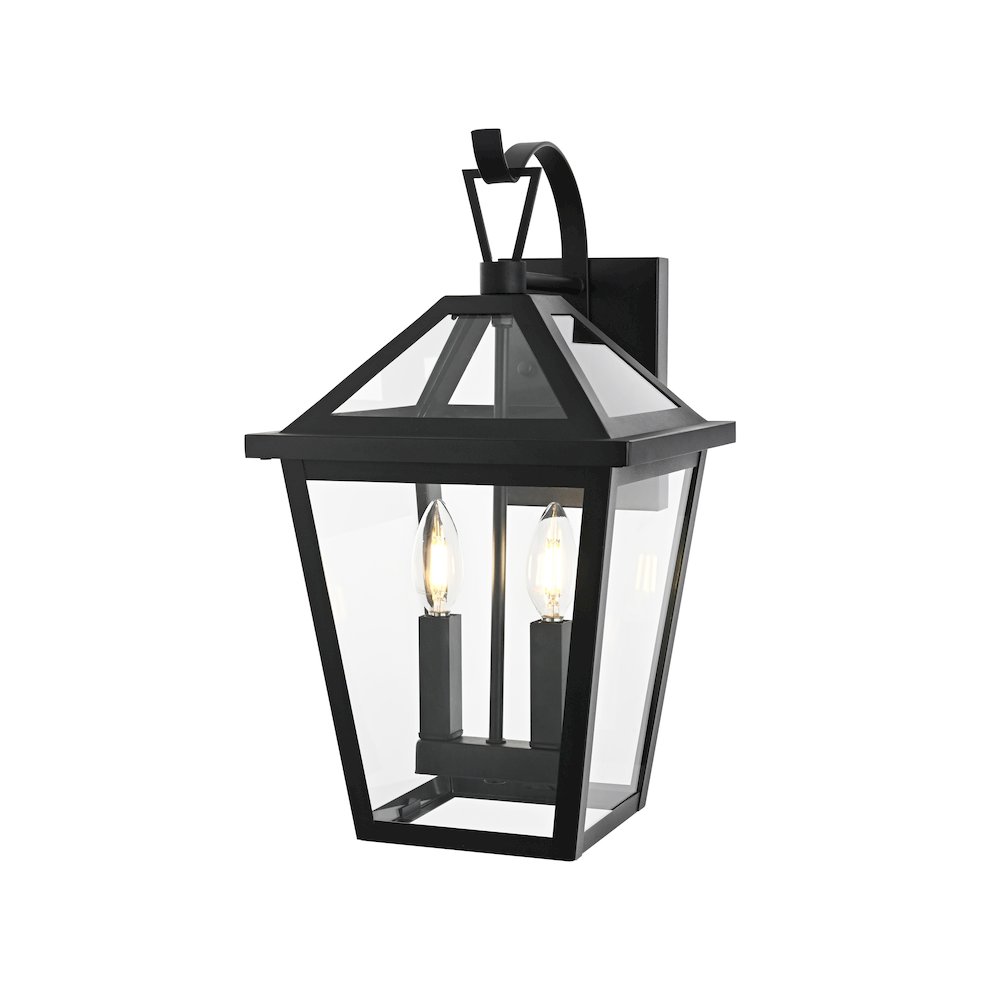 Frankford 7 inch Outdoor Pendant in Black. Picture 7